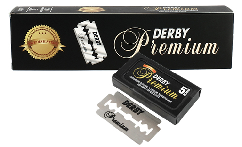 spole Total patron Derby Premium DE barberblade | fantastiske barberblade til laveste pris